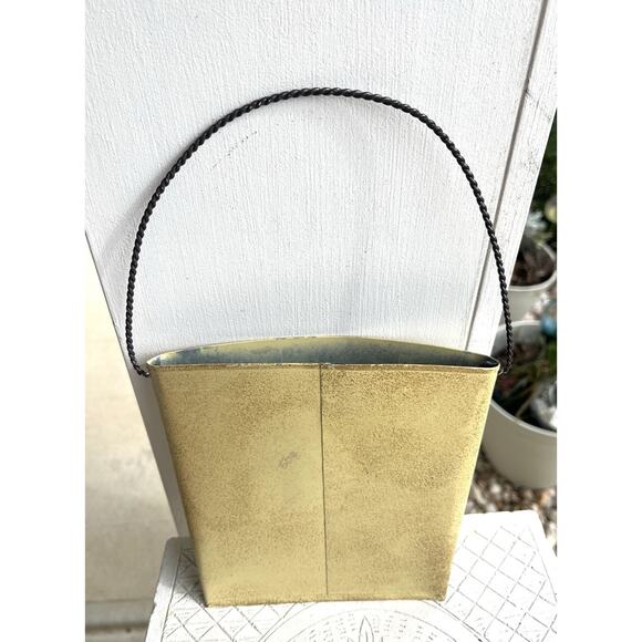 Tin Wall Pocket Country Decor Metal Bucket Home Is Where The Heart Is Mail Slot - Picture 8 of 10